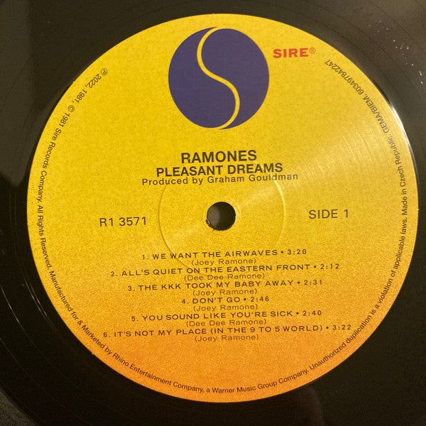 Label Disc: Ramones – The Sire Albums (1981-1989, RSD 2022 LP Vinyl) Vinyl LP | Relix