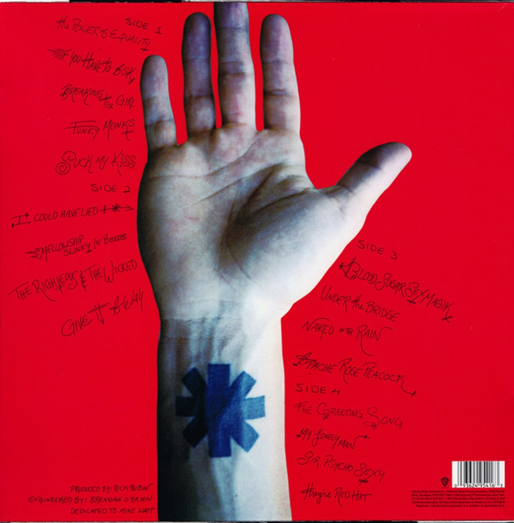 Label Disc: Red Hot Chili Peppers – Blood Sugar Sex Magik (180 Gram LP Vinyl) Vinyl LP | Relix