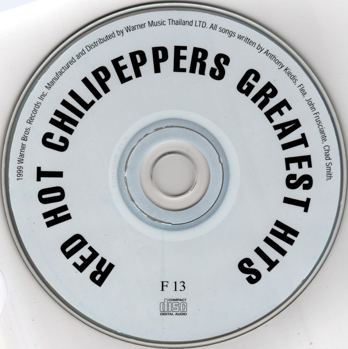 Label Disc: Red Hot Chili Peppers – Greatest Hits CD | Relix