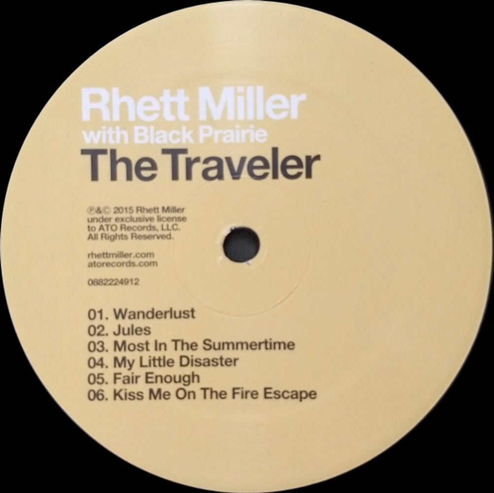 Label Disc: Rhett Miller – The Traveler Vinyl LP | Relix
