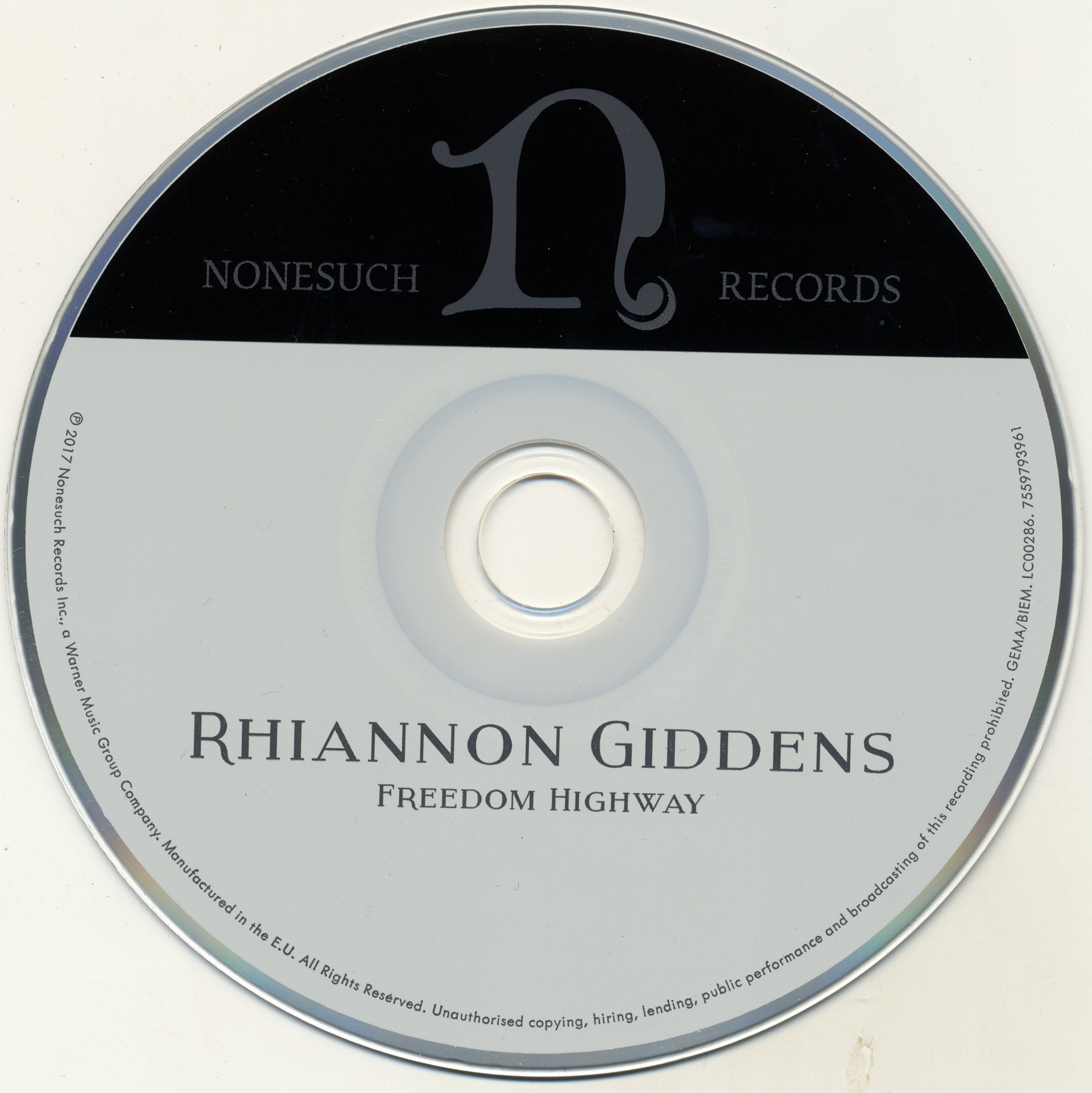 Label Disc: Rhiannon Giddens – Freedom Highway CD | Relix