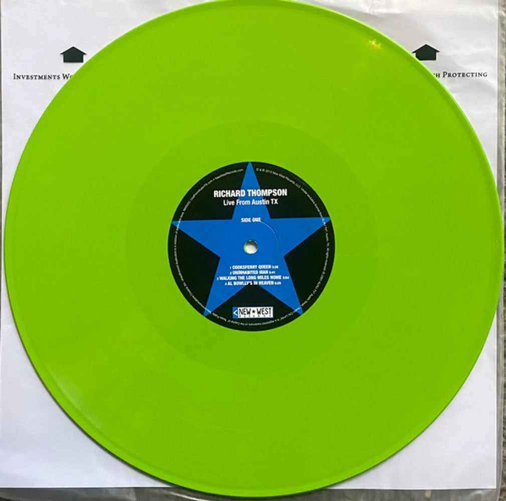 Label Disc: Richard Thompson – Live From Austin, Tx (Colored, Gate, Grn, Stic LP Vinyl) Vinyl LP | Relix