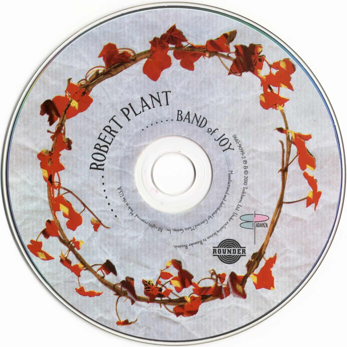 Label Disc: Robert Plant – Band of Joy CD | Relix