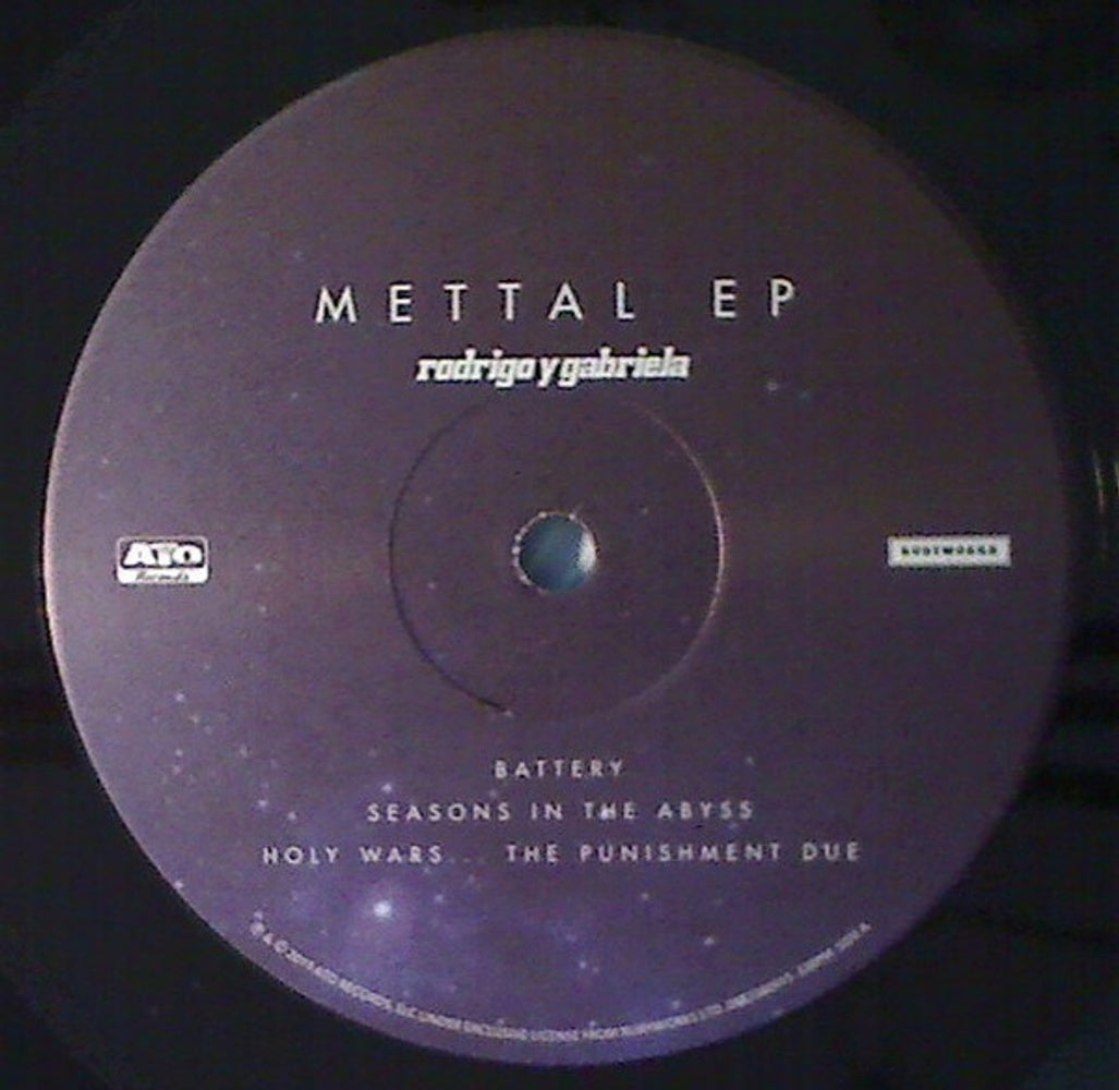Label Disc: Rodrigo Y Gabriela – Mettal EP  (RSD BF 2019 LP Vinyl) Vinyl LP | Relix