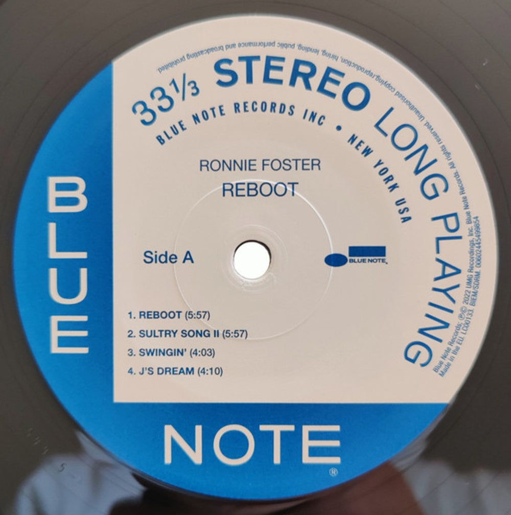 Label Disc: Ronnie Foster – Reboot Vinyl LP | Relix