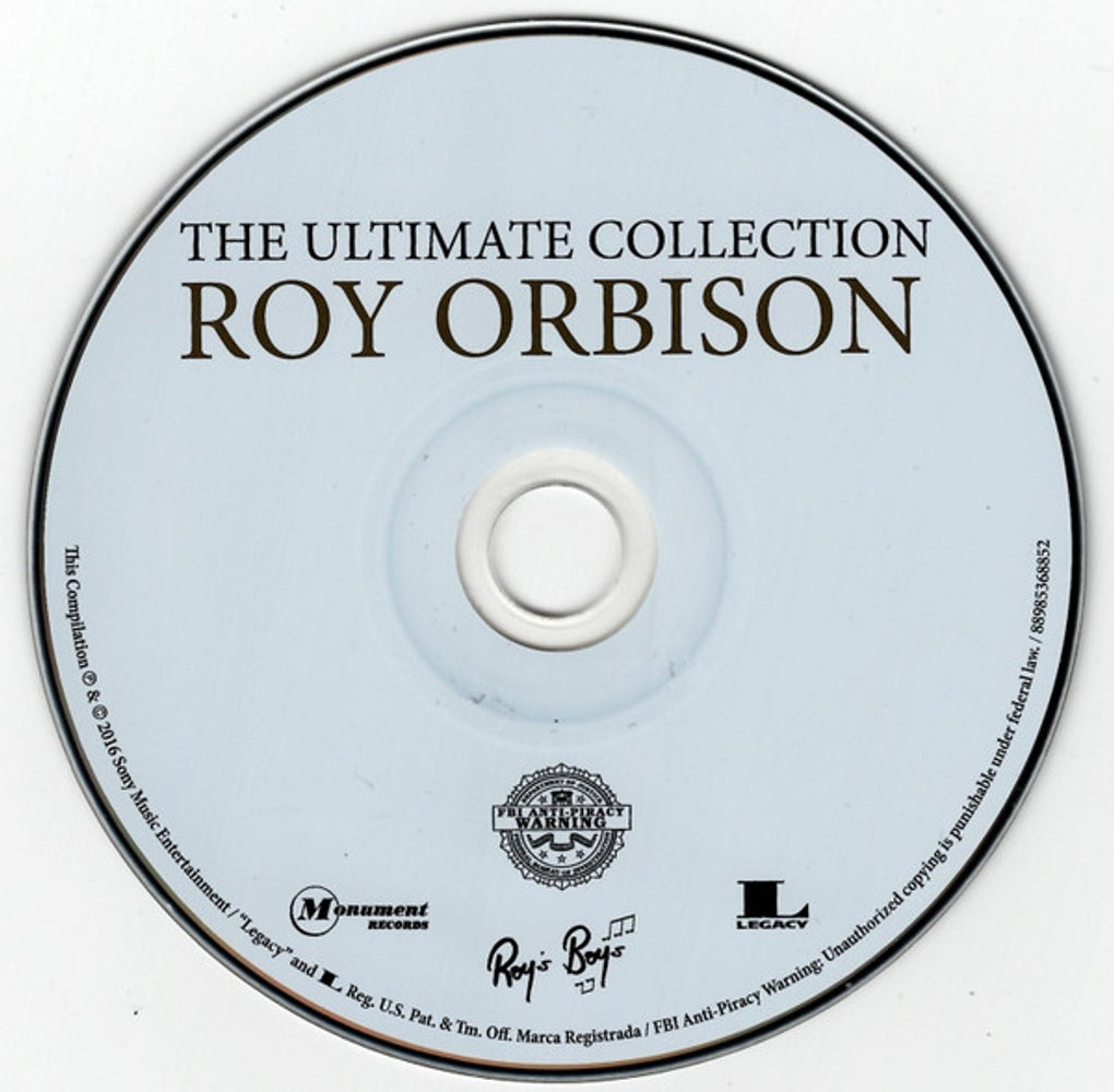 Label Disc: Roy Orbison – Ultimate Roy Orbison CD | Relix
