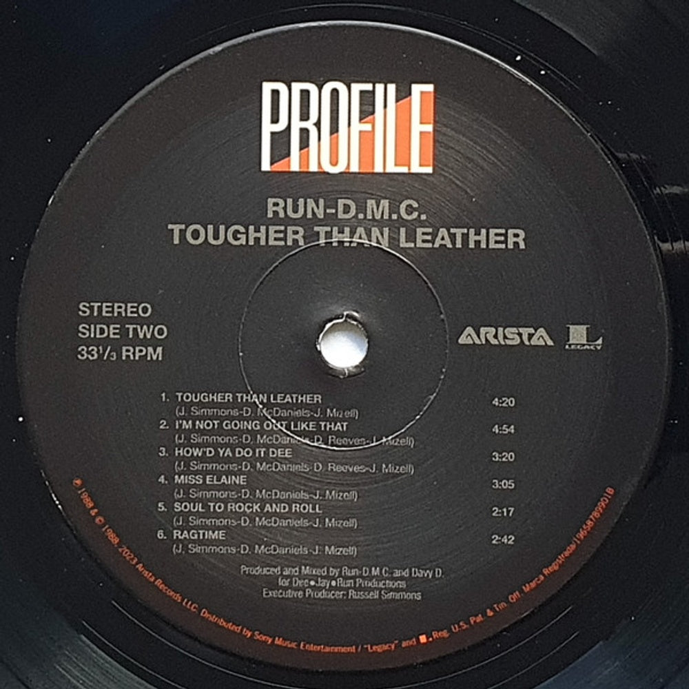 Label Disc: RUN-D.M.C. – Tougher Than Leather Vinyl LP | Relix