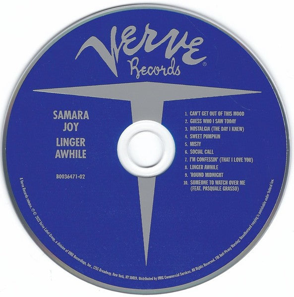 Label Disc: Samara Joy – Linger Awhile CD | Relix