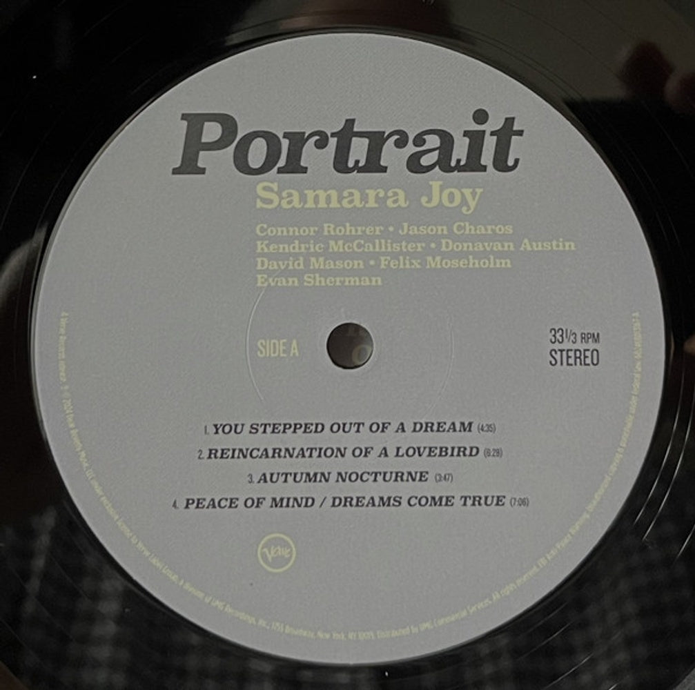 Label Disc: Samara Joy – Portrait Vinyl LP | Relix