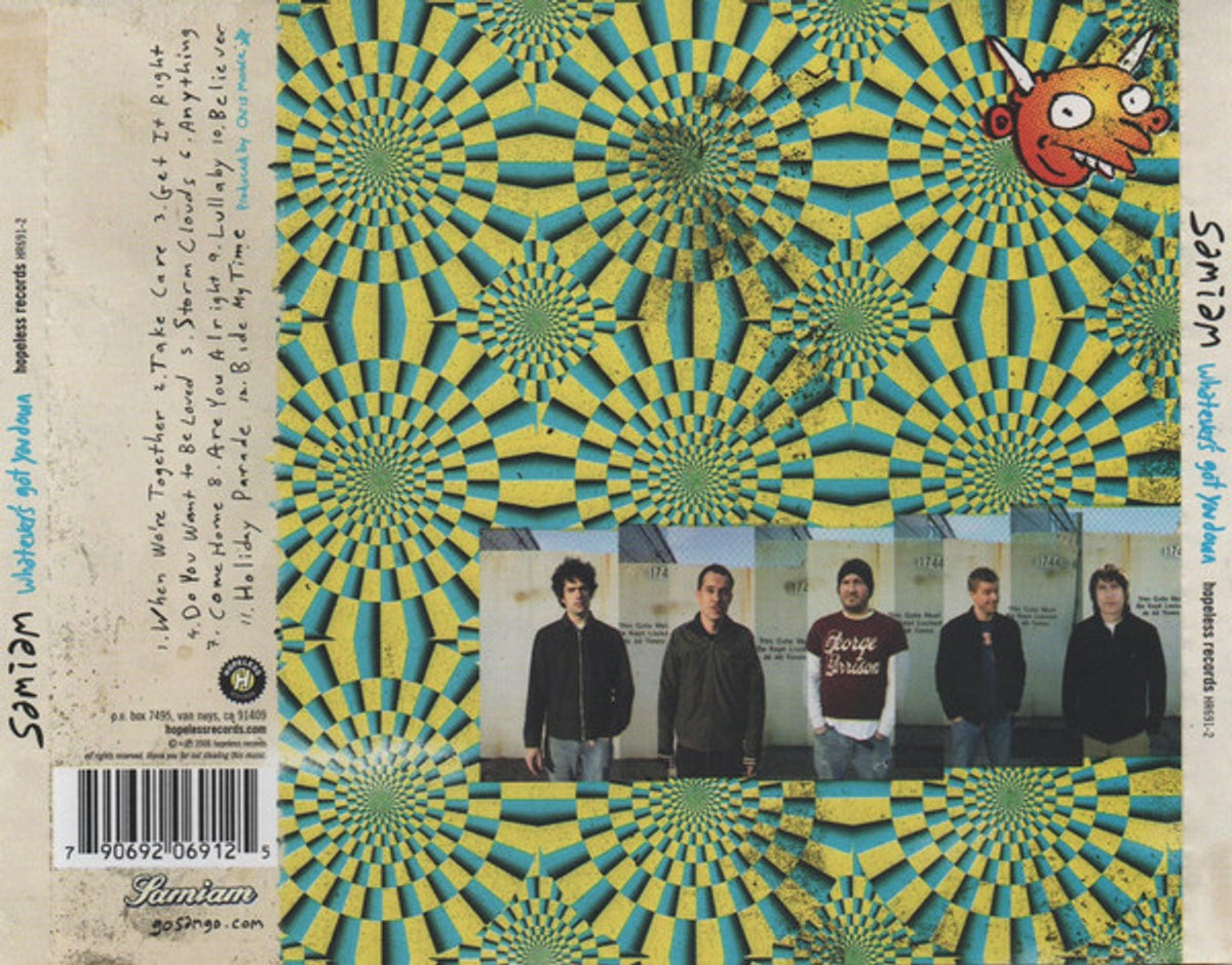 Label Disc: Samiam – Whatever's Got You Down (CD) CD | Relix