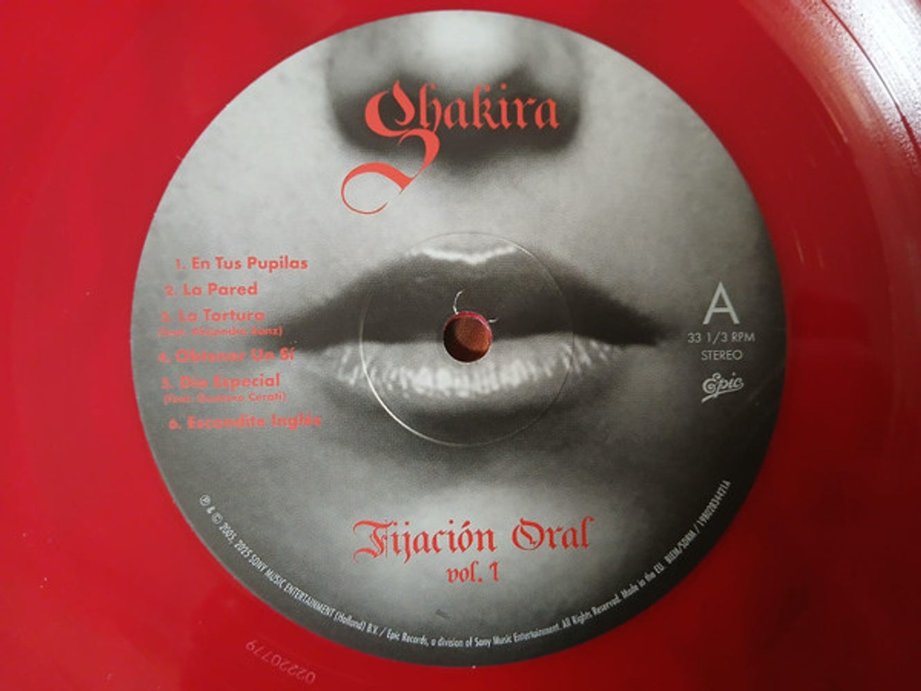 Label Disc: Shakira – Fijacion Oral Vol. 1 Vinyl LP | Relix