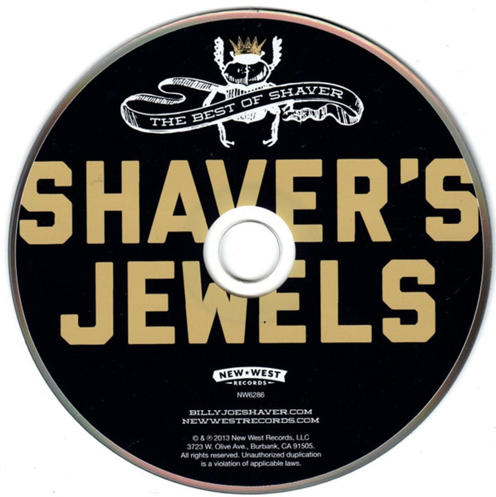 Label Disc: Shaver – Shaver's Jewels (Best of Shaver CD) CD | Relix