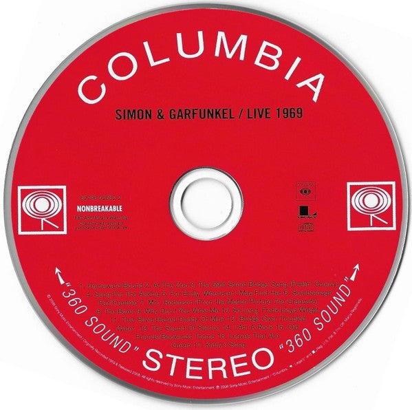 Label Disc: Simon & Garfunkel – Live 1969 CD | Relix