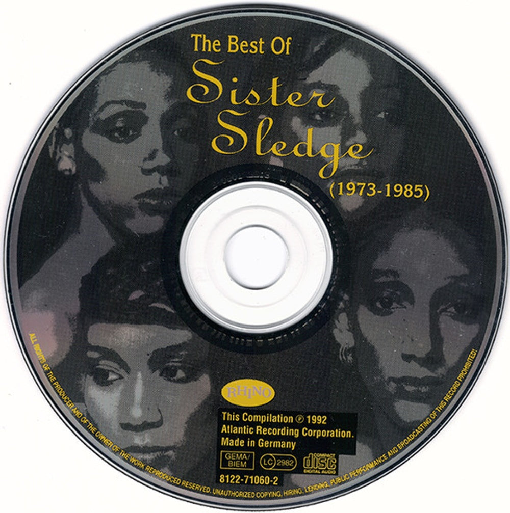 Label Disc: Sister Sledge – Best of 1973-1985 CD | Relix
