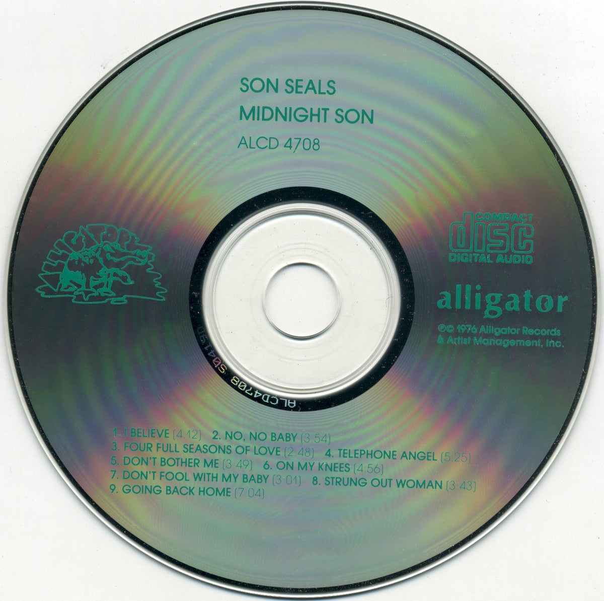 Label Disc: Son Seals – Midnight Son CD | Relix