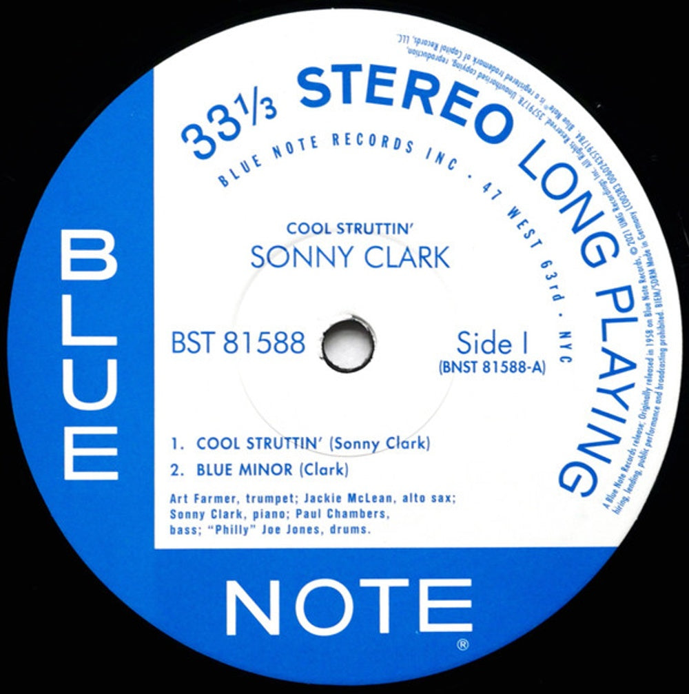 Label Disc: Sonny Clark – Cool Strutti Vinyl LP | Relix