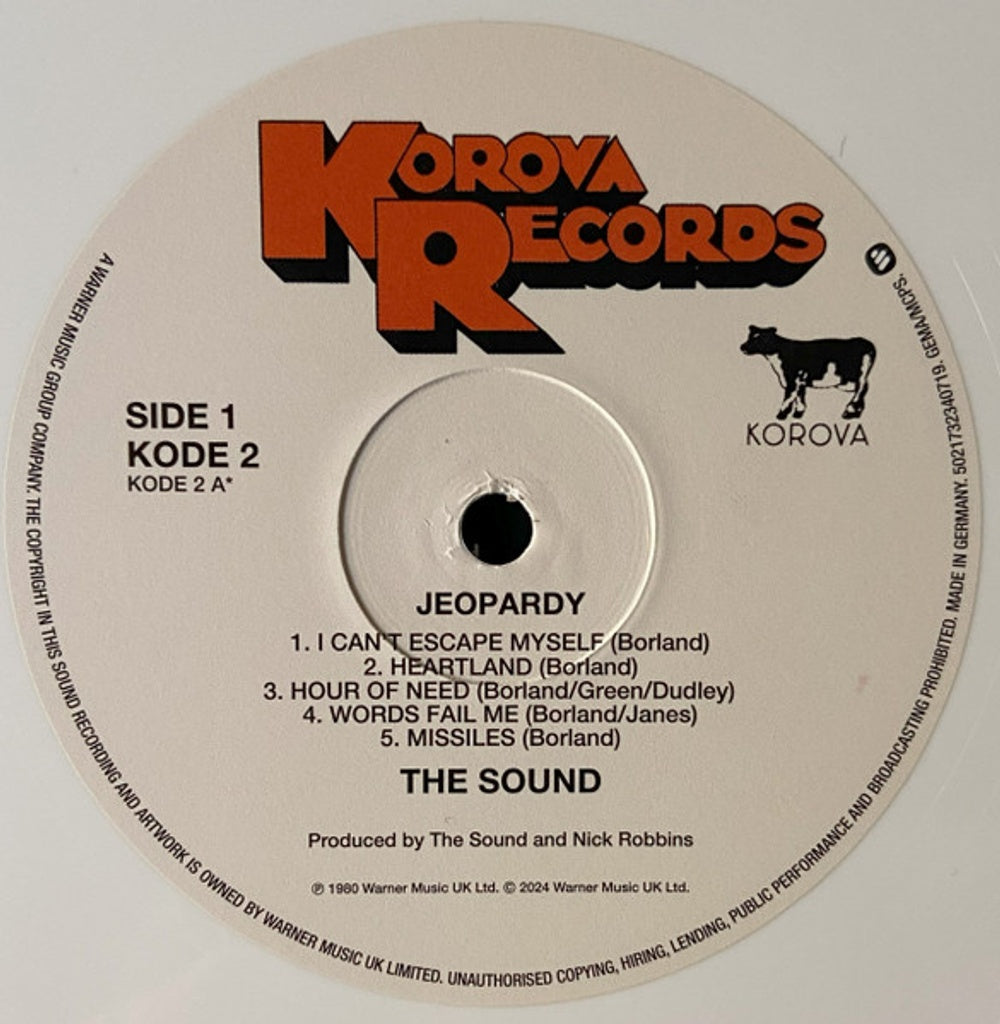 Label Disc: Sound – Jeopardy (Uk LP Vinyl) Vinyl LP | Relix