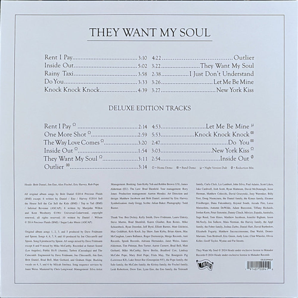 Label Disc: Spoon – They Want My Soul (Deluxe More Soul Edition LP Vinyl) Vinyl LP | Relix