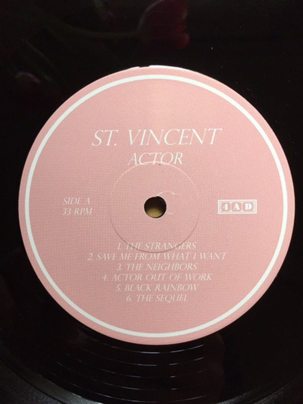 Label Disc: St. Vincent – Actor Vinyl LP | Relix