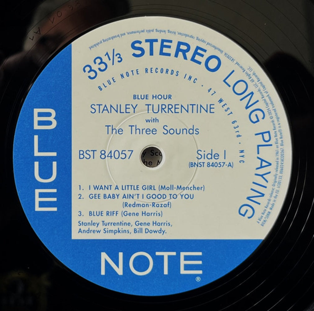 Label Disc: Stanley Turrentine  / Three Sounds – Blue Hour (Blue Note Classic Vinyl Series) Vinyl LP | Relix
