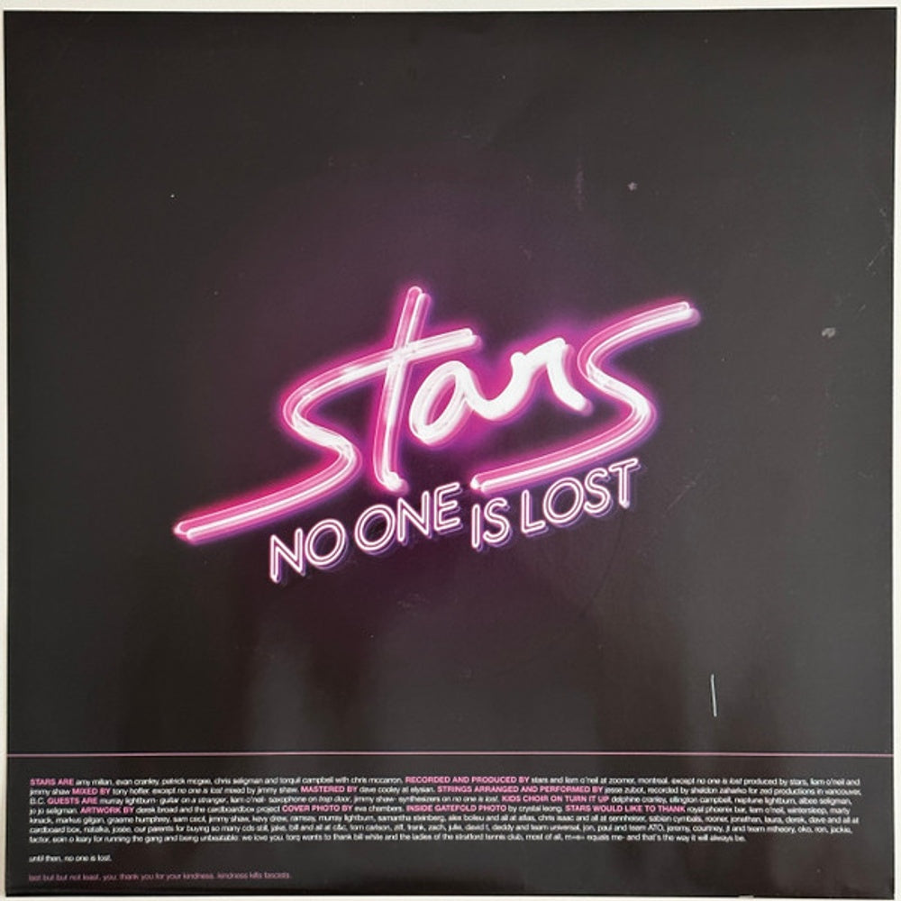 Label Disc: Stars – No One Is Lost Vinyl LP | Relix