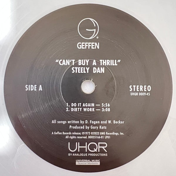 Label Disc: Steely Dan – Can't Buy A Thrill (Tgv LP Vinyl) Vinyl LP | Relix