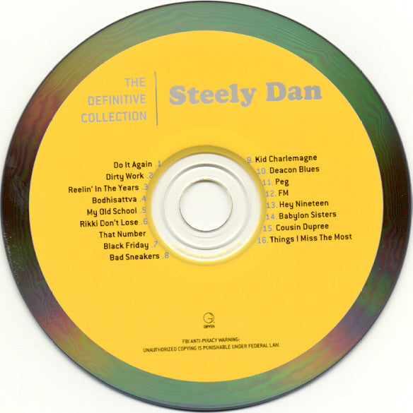Label Disc: Steely Dan – Definitive Collection CD | Relix