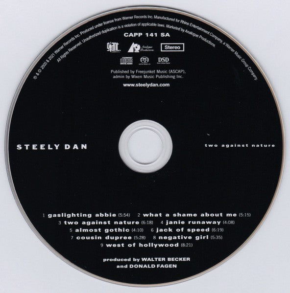Label Disc: Steely Dan – Two Against Nature CD | Relix