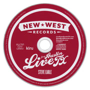 Label Disc: Steve Earle – Live From Austin, TX CD | Relix