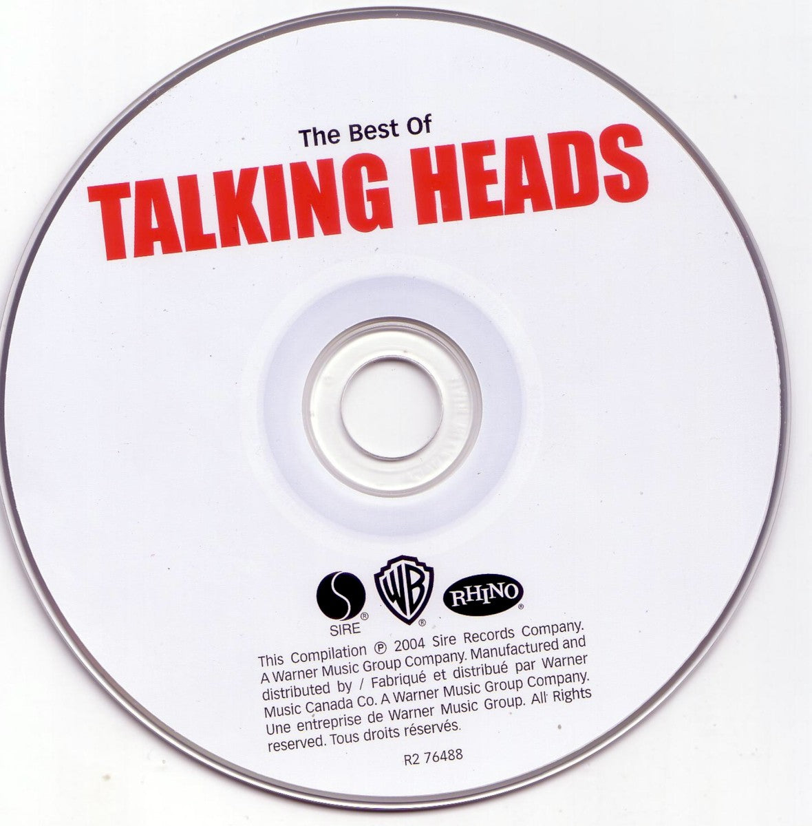 Label Disc: Talking Heads – Best of the Talking Heads CD | Relix