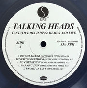 Label Disc: Talking Heads – Tentative Decisions: Demos & Live (RSD Black Friday 2025 LP Vinyl) Vinyl LP | Relix