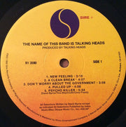 Label Disc: Talking Heads – The Name Of This Band Is Talking Heads Vinyl LP | Relix