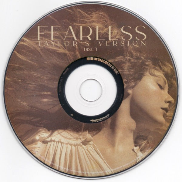 Label Disc: Taylor Swift – Fearless: Taylor's Version (CD) CD | Relix