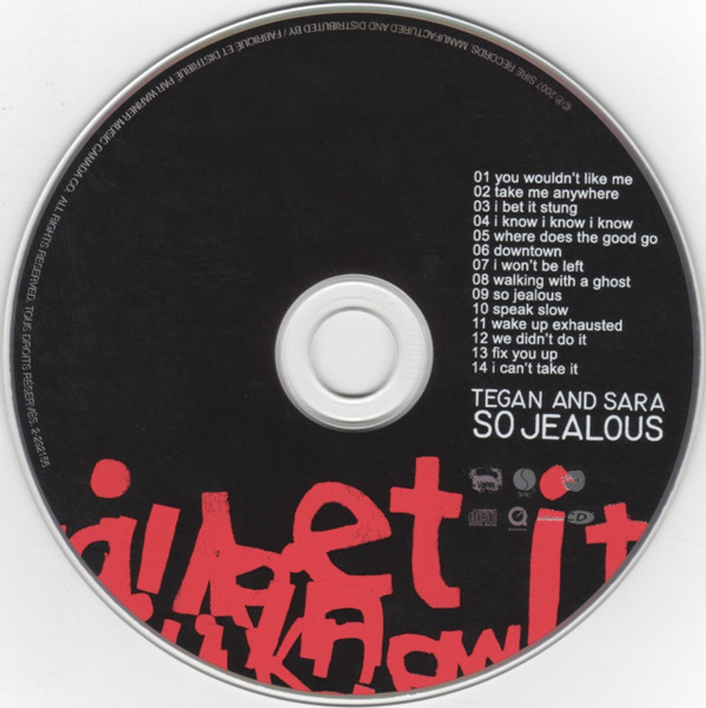 Label Disc: Tegan and Sara – So Jealous CD | Relix