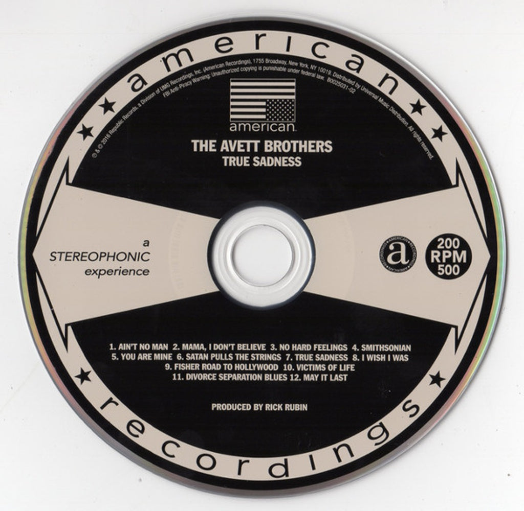 Label Disc: The Avett Brothers – True Sadness CD | Relix