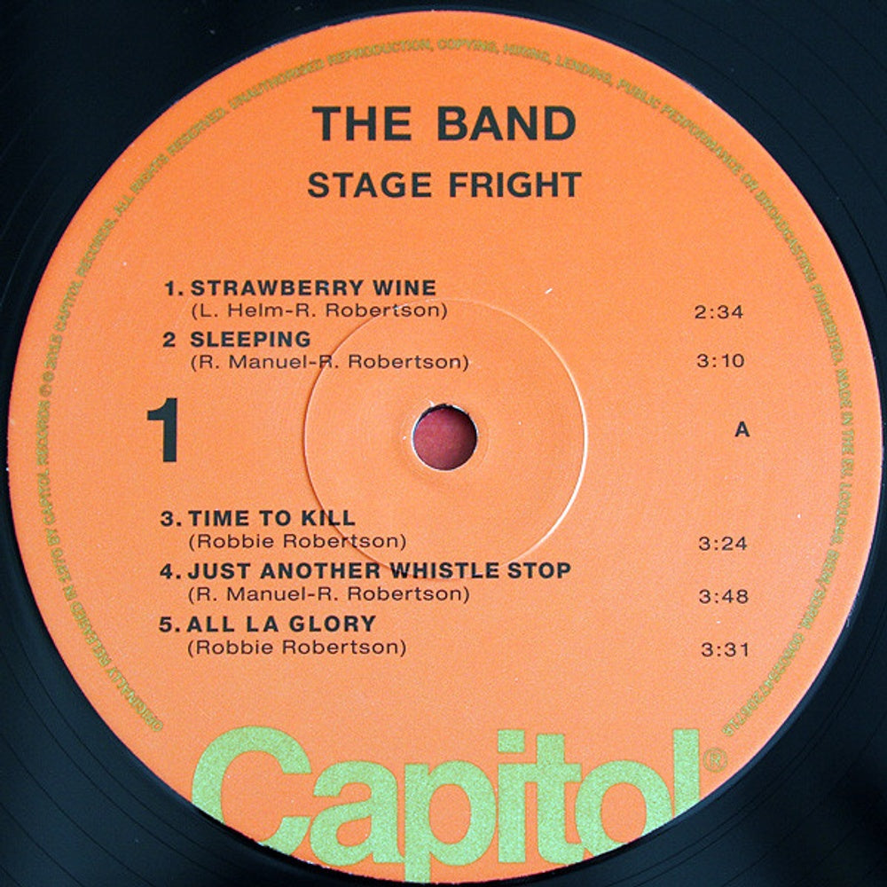 Label Disc: The Band – Stage Fright (Limited Edition LP Vinyl) Vinyl LP | Relix