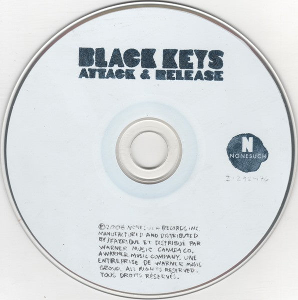 Label Disc: The Black Keys – Attack & Release CD | Relix
