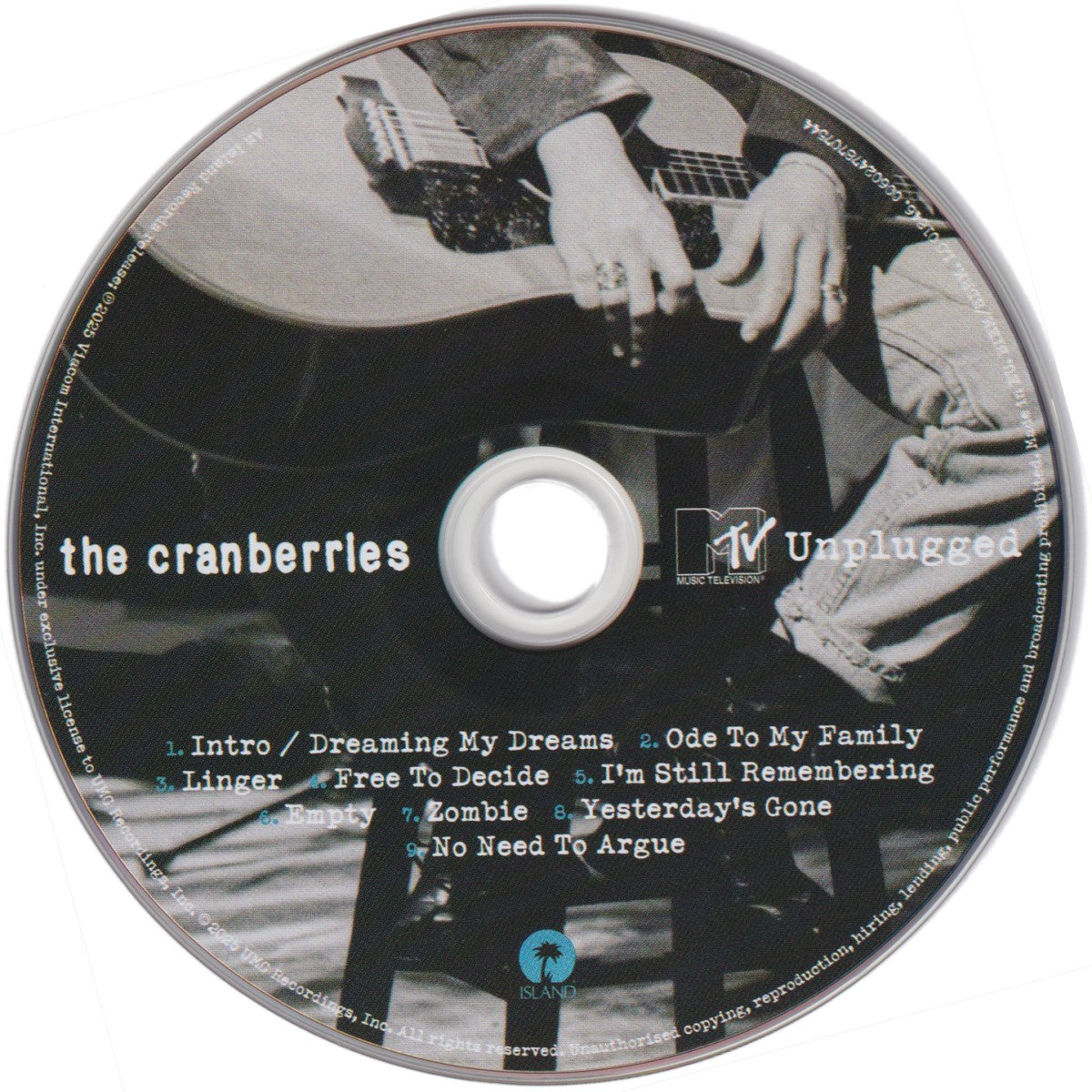 Label Disc: The Cranberries – MTV Unplugged (CD) CD | Relix