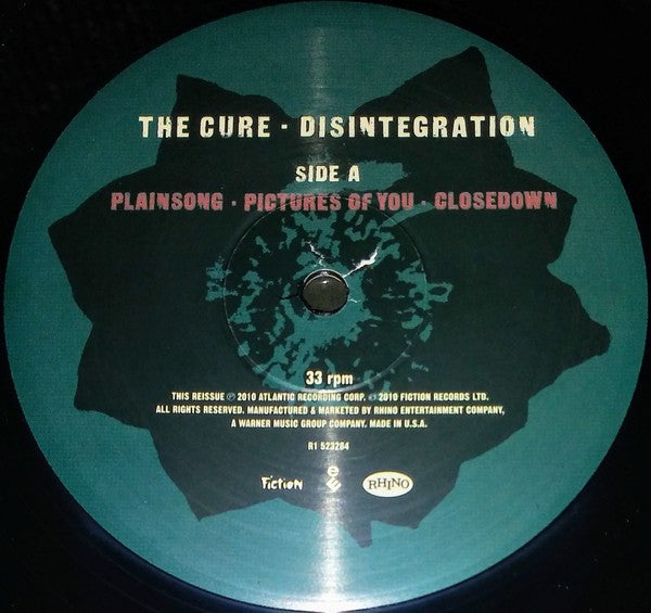Label Disc: The Cure – Disintegration (180 Gram 3-LP Vinyl) Vinyl LP | Relix