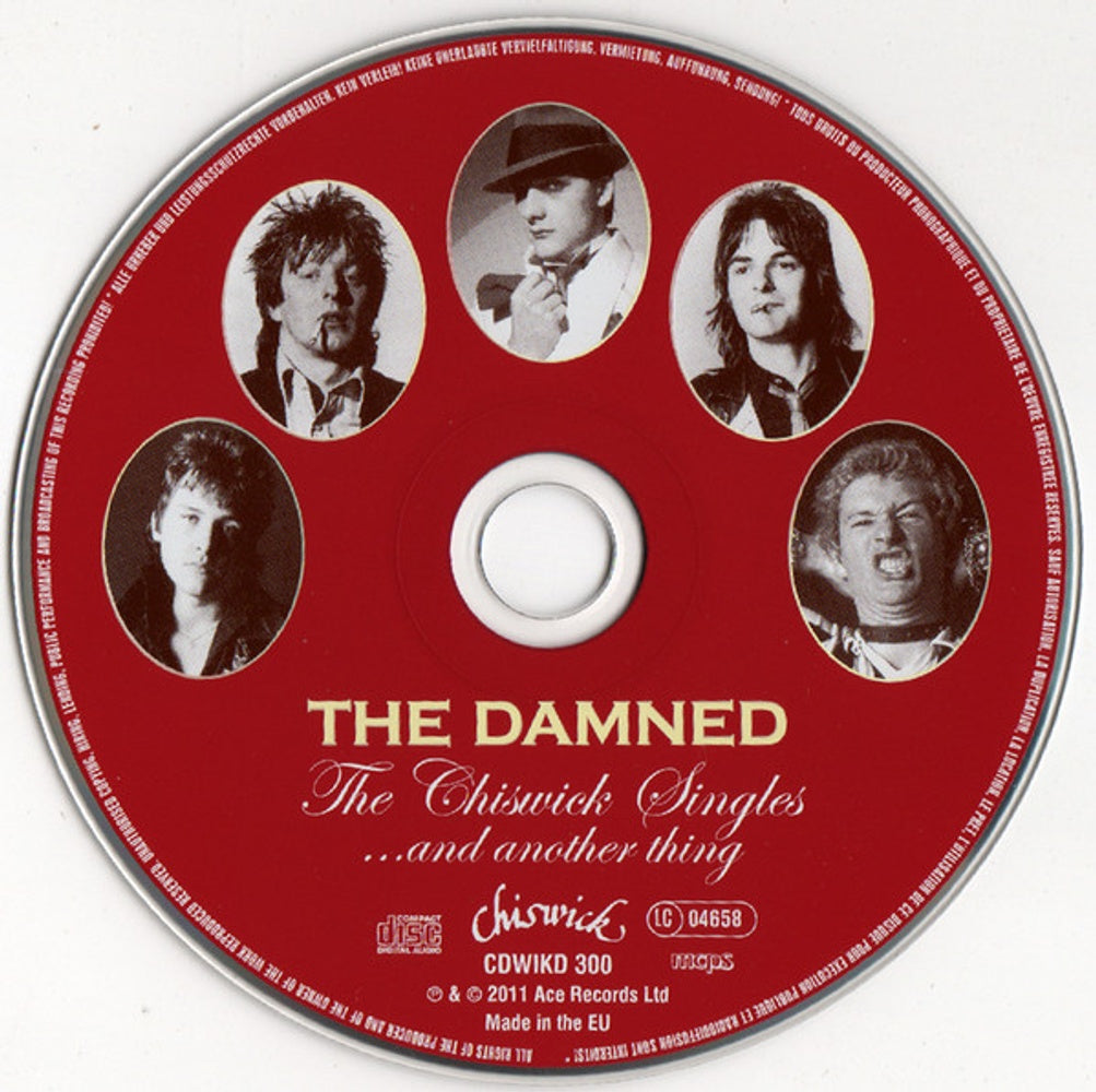 Label Disc: The Damned – Chiswick Singles & Other Things (Import CD) CD | Relix