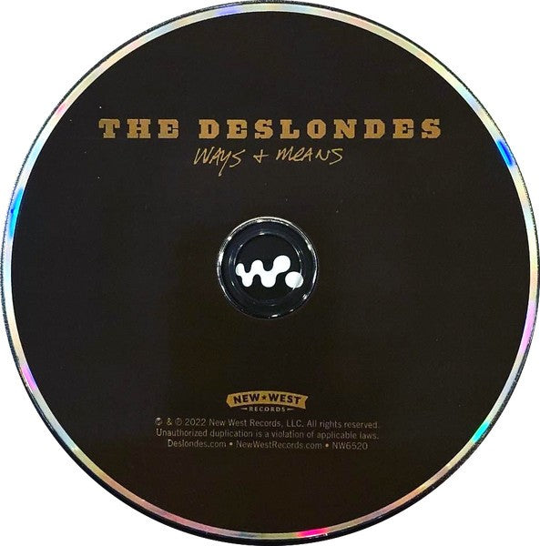 Label Disc: The Deslondes – Ways & Means CD | Relix