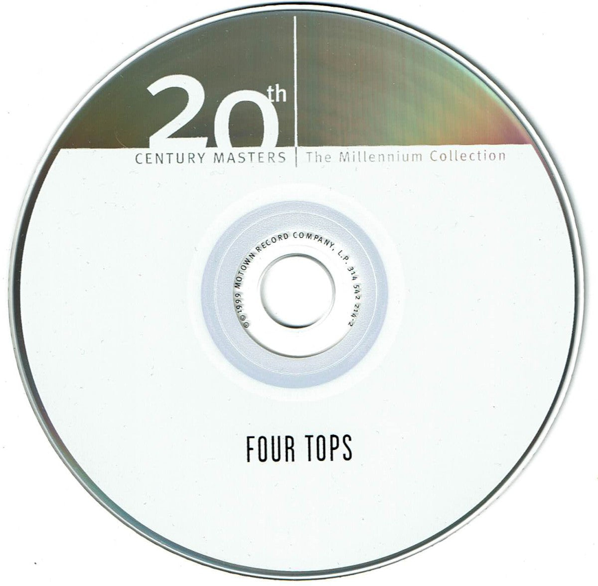 Label Disc: The Four Tops – 20th Century Masters (CD) CD | Relix