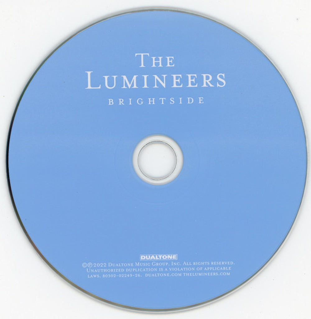 Label Disc: The Lumineers – Brightside CD | Relix