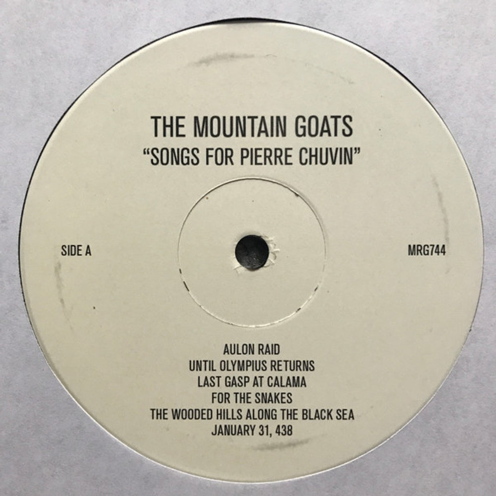 Label Disc: The Mountain Goats – Songs for Pierre Chuvin Vinyl LP | Relix