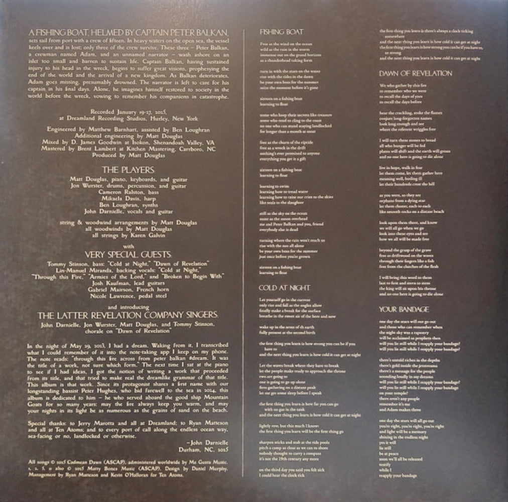 Label Disc: The Mountain Goats – Through This Fire Across from Peter Balkan Vinyl LP | Relix