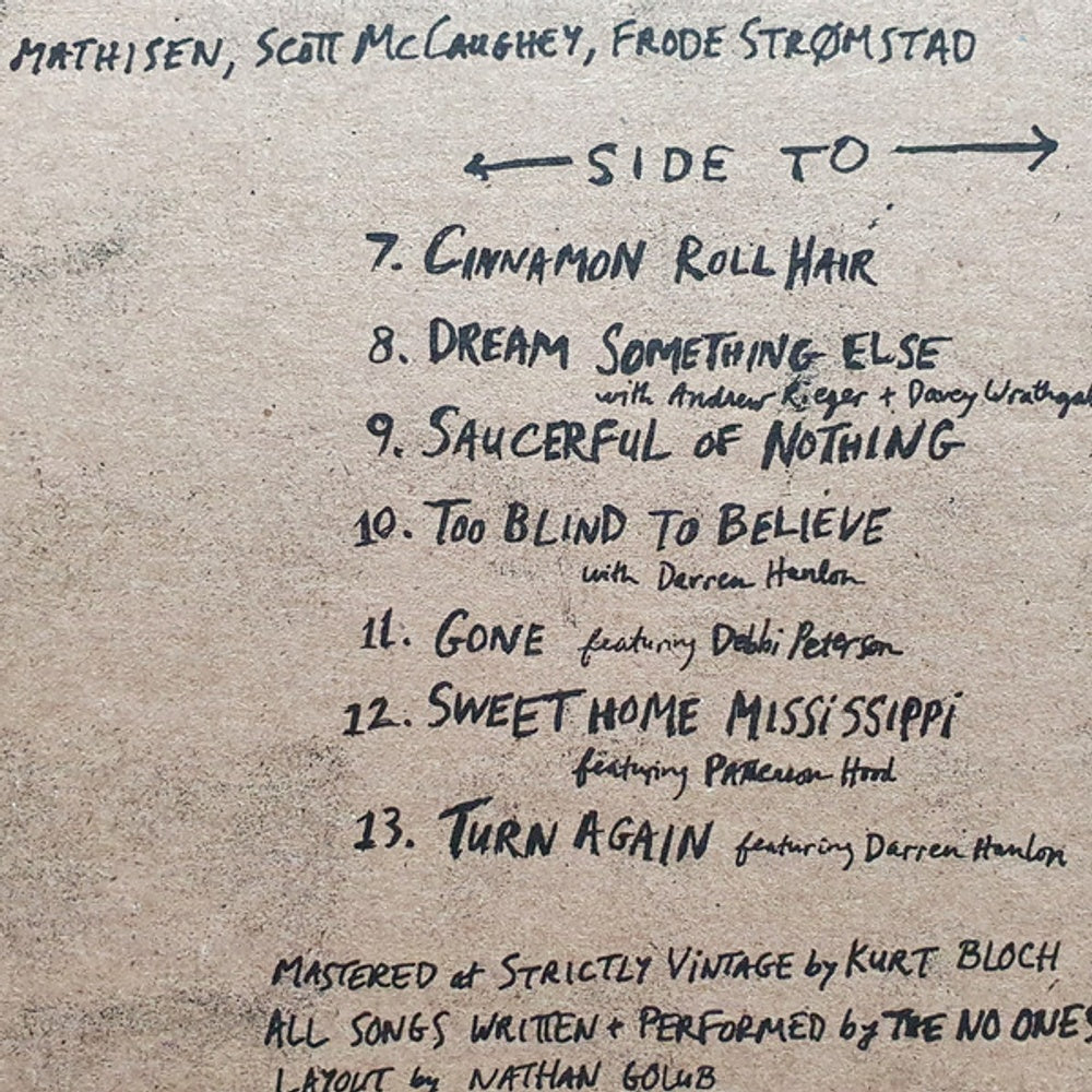 Label Disc: The No Ones – Great Lost No Ones Album CD | Relix