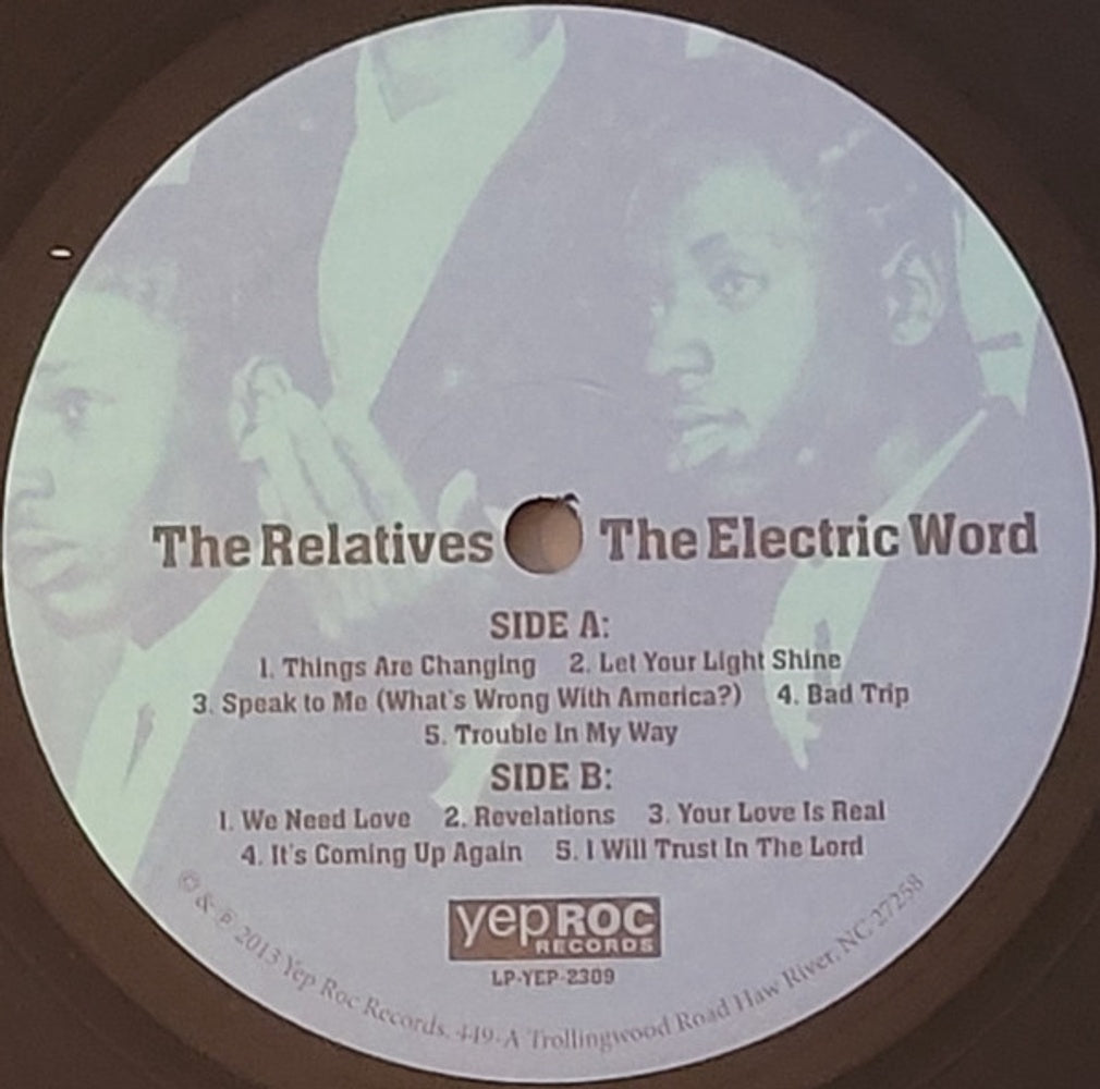Label Disc: The Relatives – Electric Word Vinyl LP | Relix