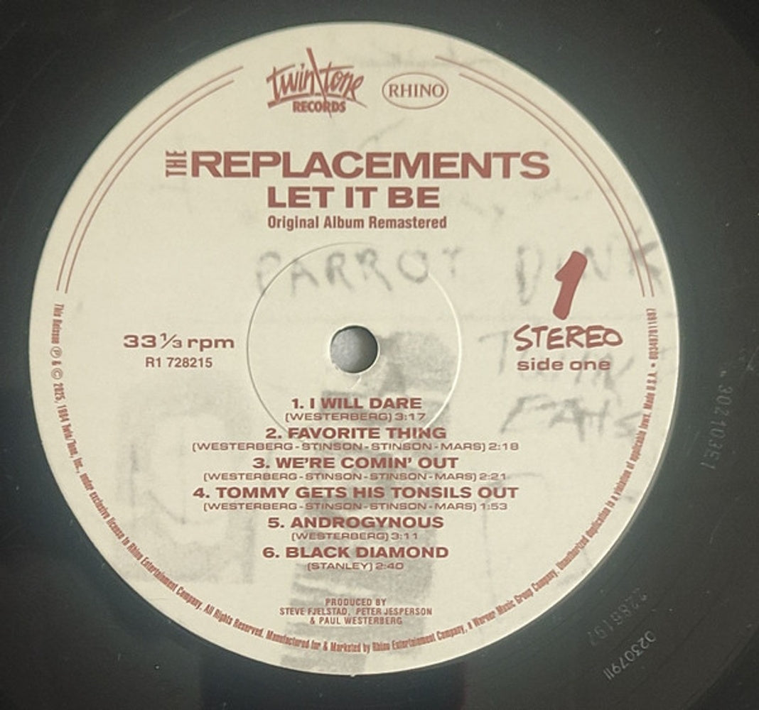Label Disc: The Replacements – Let It Be - (Deluxe Edition LP Vinyl) Vinyl LP | Relix