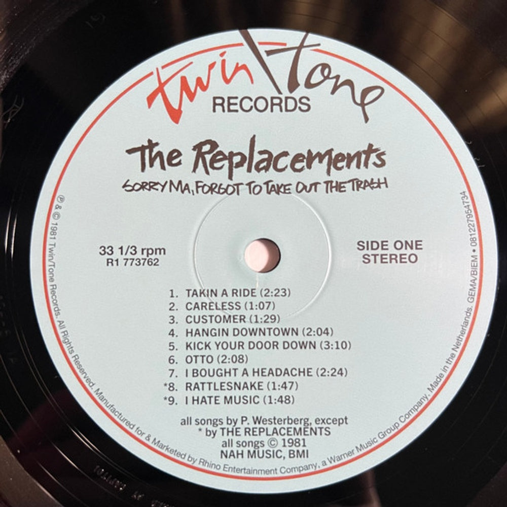 Label Disc: The Replacements – Sorry Ma, Forgot To Take Out The Trash Vinyl LP | Relix