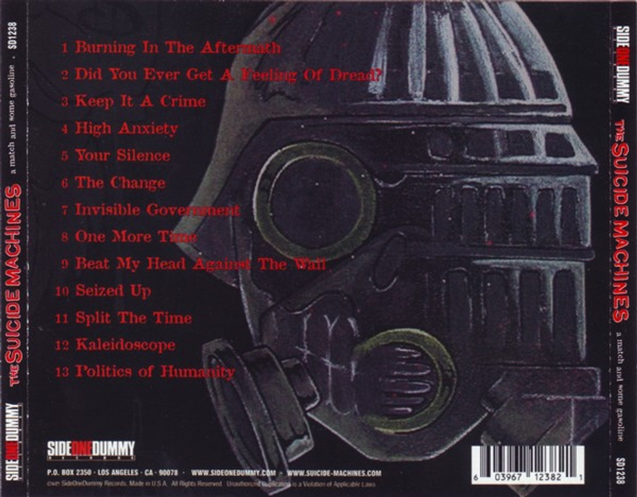 Label Disc: The Suicide Machines – Match & Some Gasoline CD | Relix